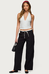 Peekaboo Drawstring Pants