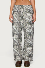 Camo Straight Leg Sweatpants