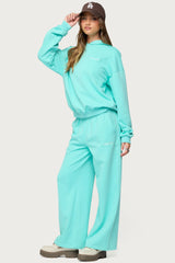 Only Edikted Straight Leg Sweatpants