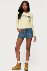 Miami Girl Long Sleeve T Shirt