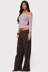 Emmiline Lacey Off Shoulder Top