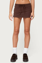 Bayside Slitted Micro Skort