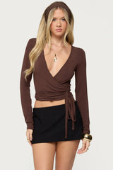 Malenna Wrap Top