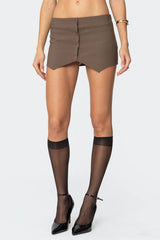 Ellis Buttoned Up Mini Skort