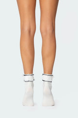 Ruffle & Bow Socks