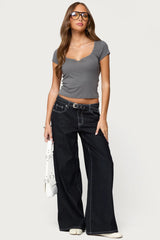 Ettalie Scoop Neck T Shirt