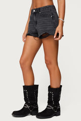 Fern Mid Rise Denim Shorts