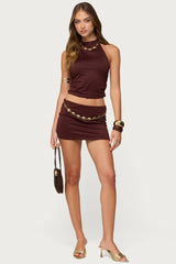 Briar Chain Belt Mini Skirt