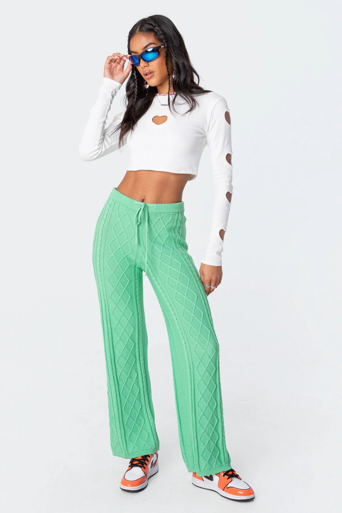 Kasey Cable Knit Pants