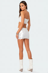 Tink Sequin Bandeau Top