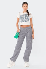Stripe Out Cargo Pants
